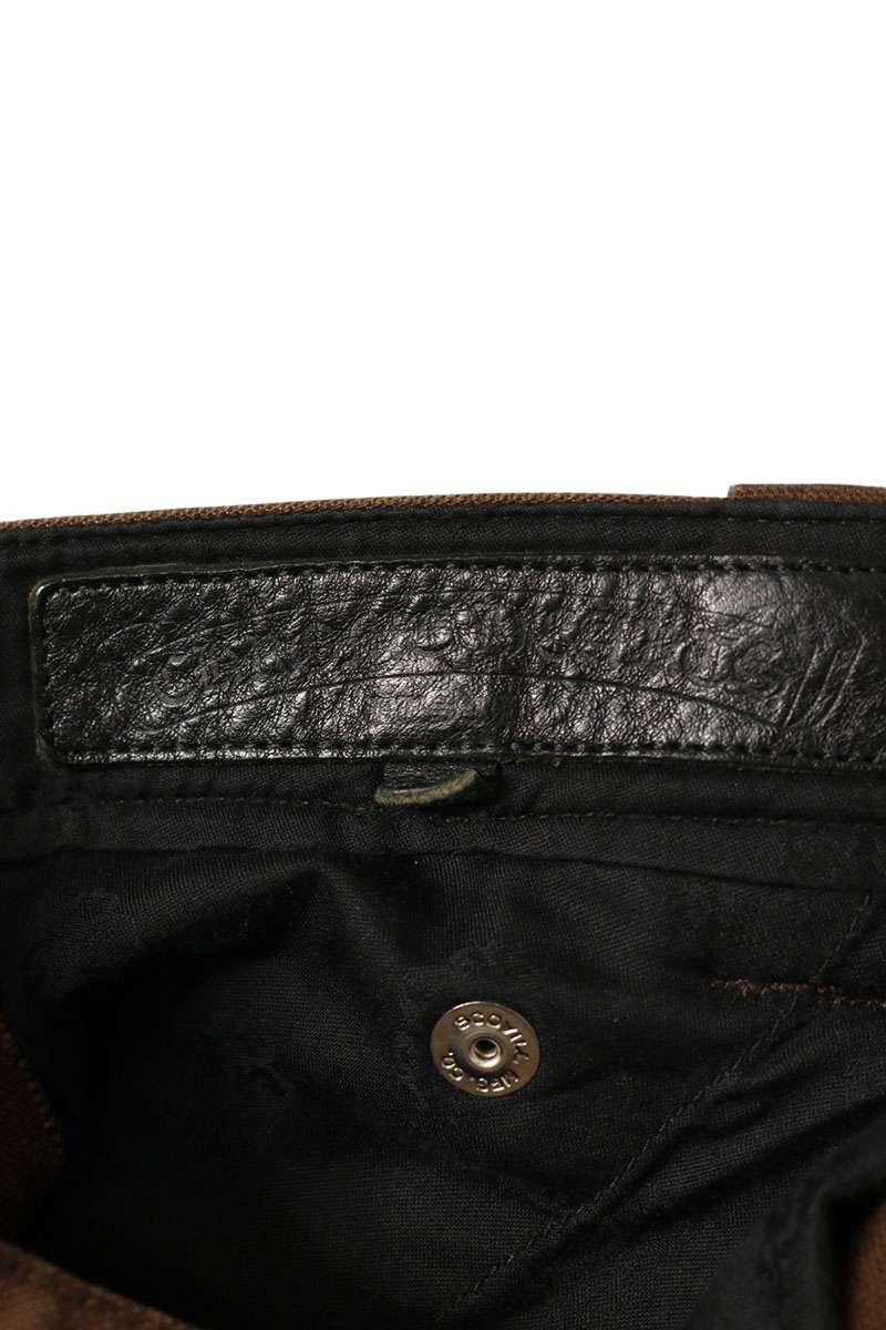 Chrome Hearts Brown Carpenter Double Knee Pants Size 34