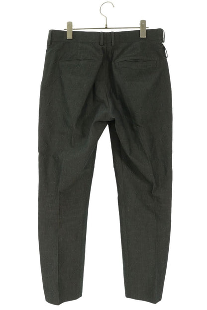 LOUISVUITTON 22AW Gray Monogram Tapered Slacks Size 42