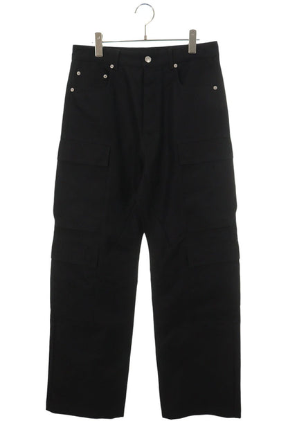 Rick Owens 26SS Black Geth Cargo Pants Size 29