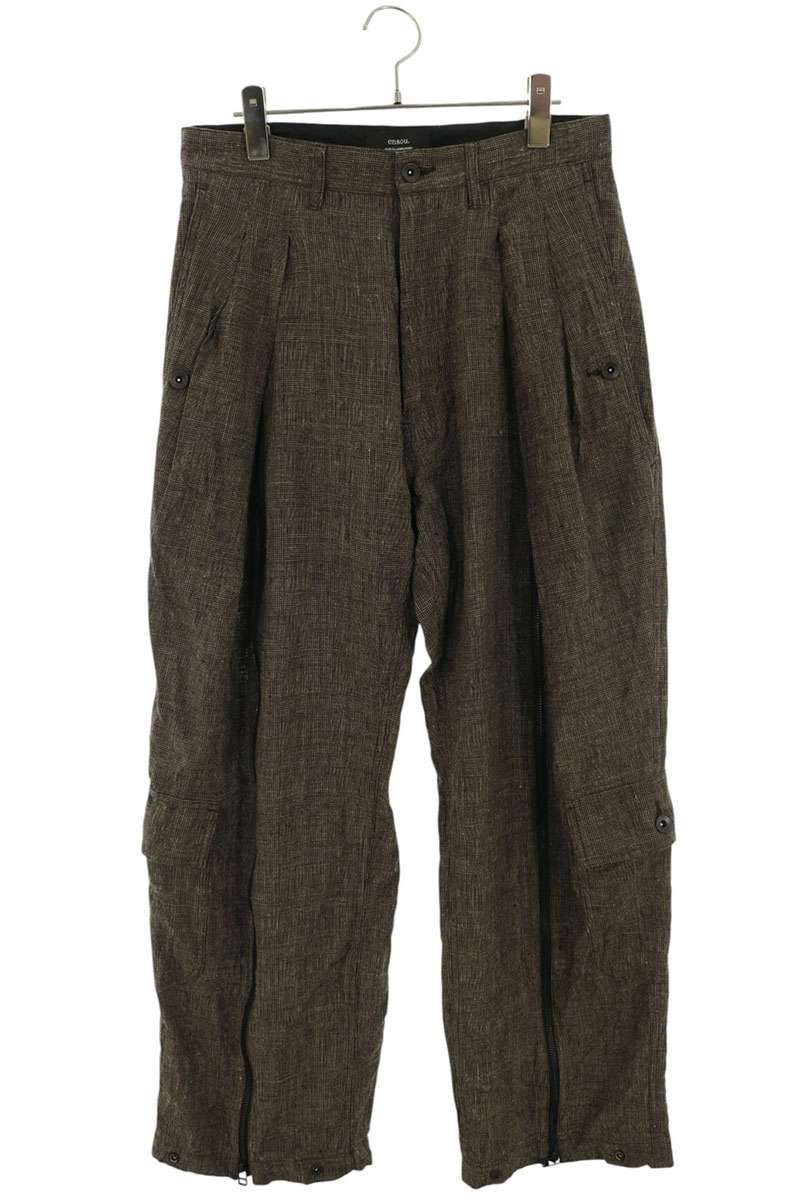 ensou Linen Parachute Pants Gray Size S