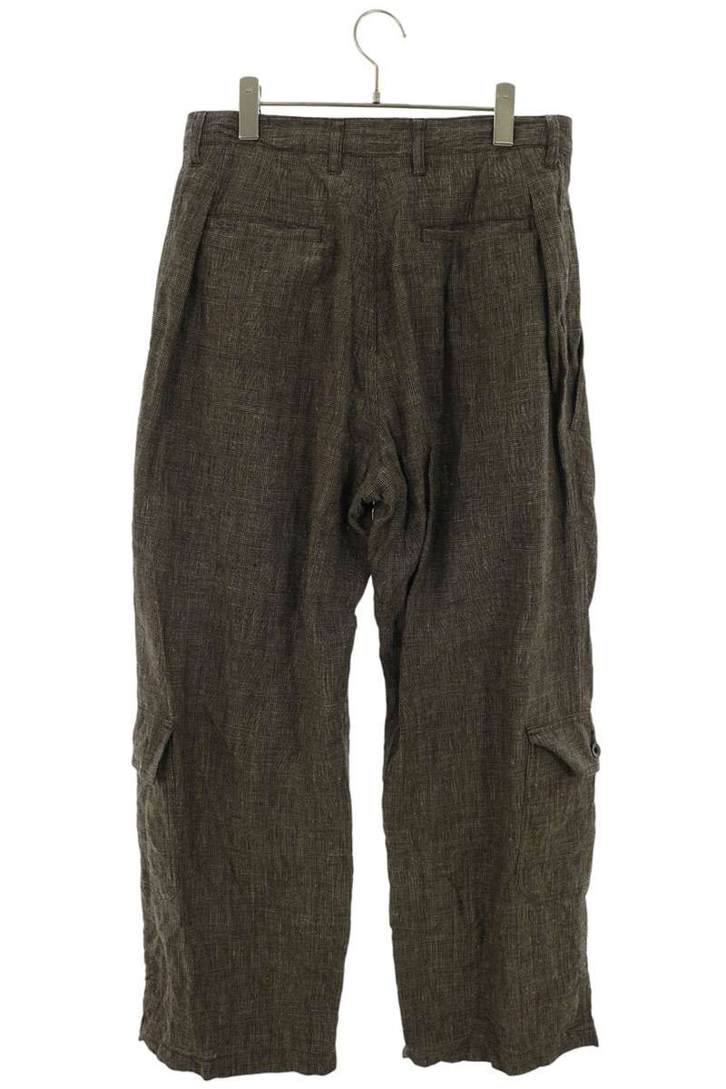 ensou Linen Parachute Pants Gray Size S