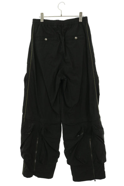DIESEL Nylon Cargo Pants Black Size 44