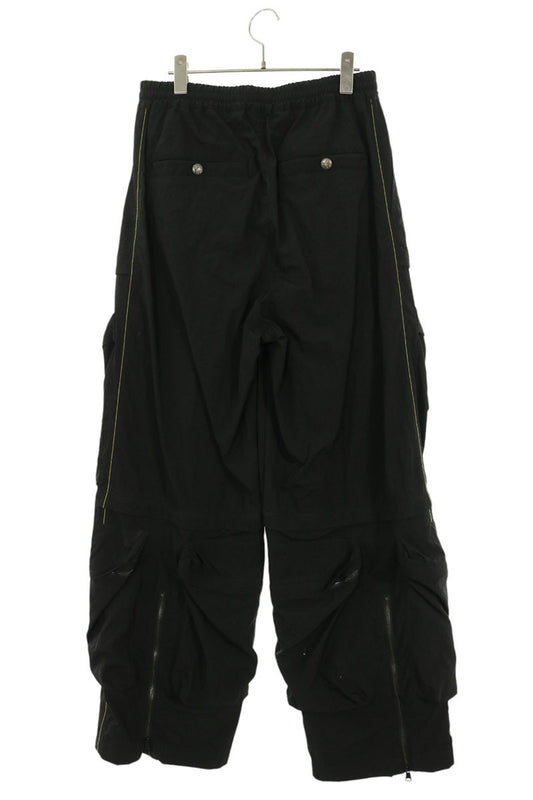 DIESEL Nylon Cargo Pants Black Size 44