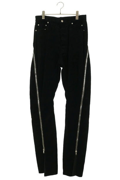 Rick Owens Corduroy Bolan Banana Zip Pants Black Size 30