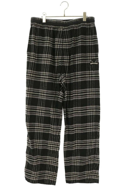 Chrome Hearts Cross Patch Check Pants Black Size L