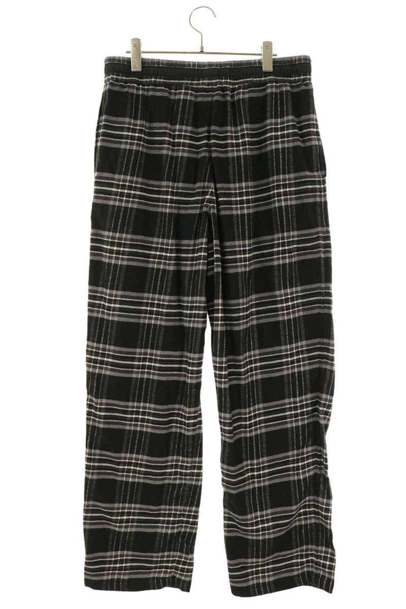 Chrome Hearts Cross Patch Check Pants Black Size L