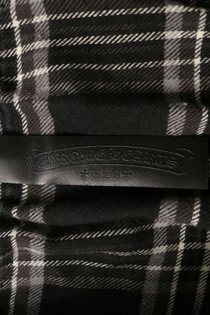 Chrome Hearts Cross Patch Check Pants Black Size L
