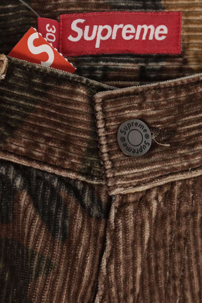SUPREME 25AW Wide Wale Corduroy Painter Pants Brown Size 30