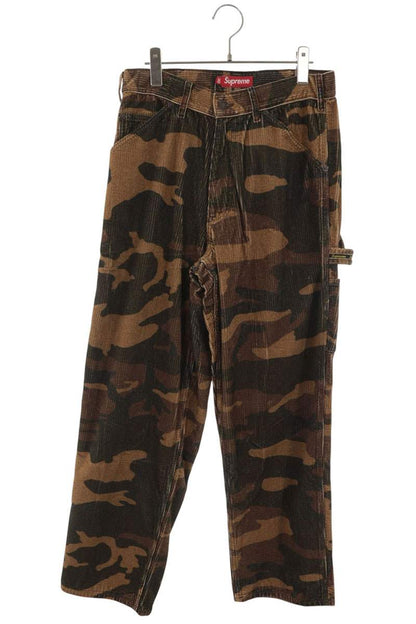 SUPREME 25AW Wide Wale Corduroy Painter Pants Brown Size 30