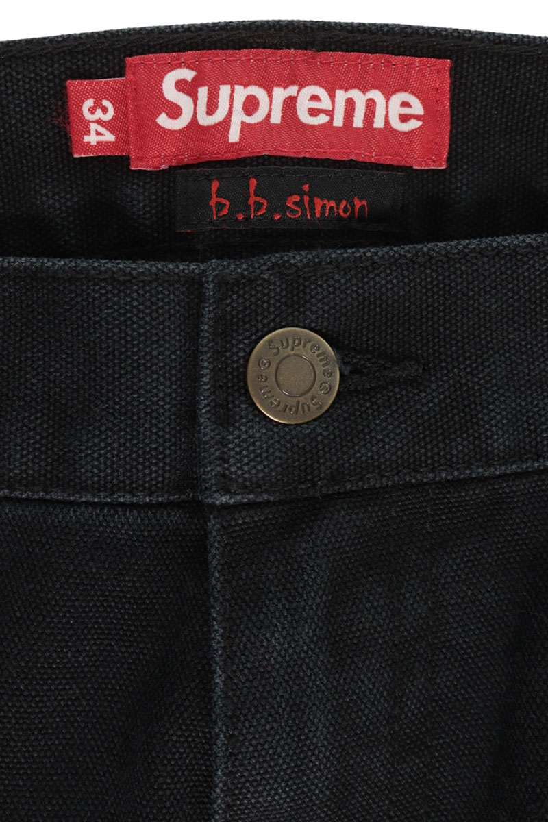 SUPREME 25AW b.b. Simon Quilted Studs Pants Black Size 34