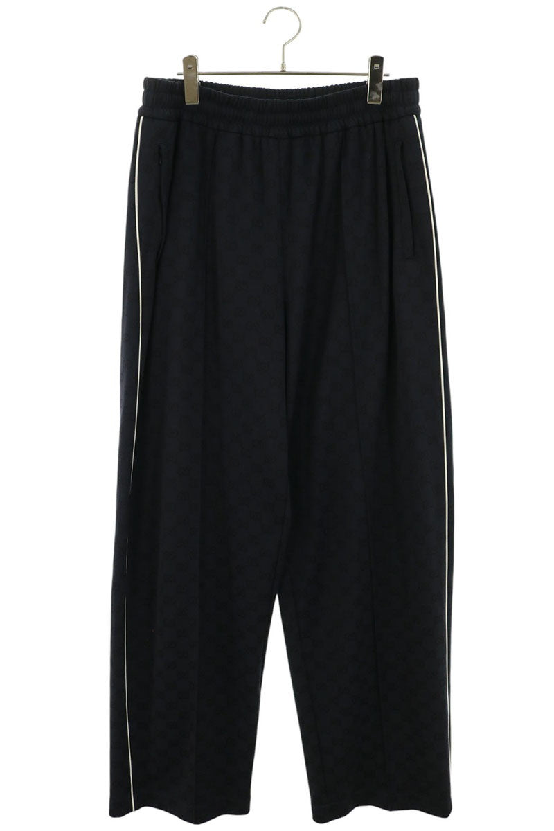 GUCCI GG Nylon Track Pants Navy Size L