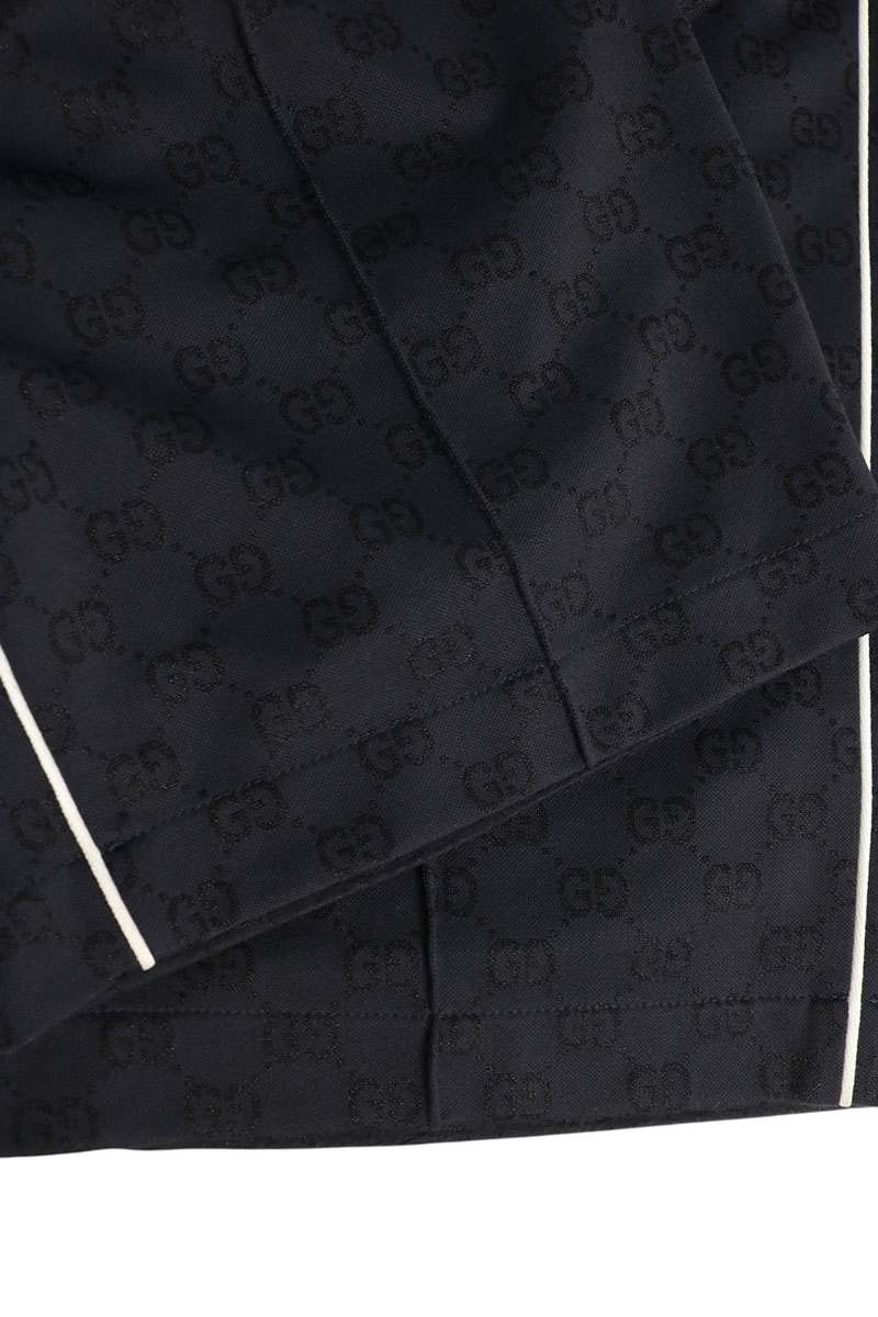 GUCCI GG Nylon Track Pants Navy Size L