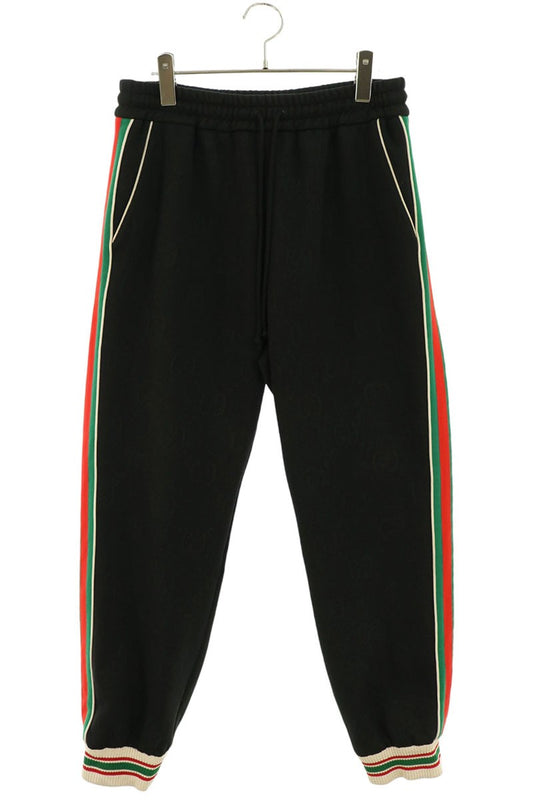 GUCCI GG Jacquard Sweatpants Black Size S