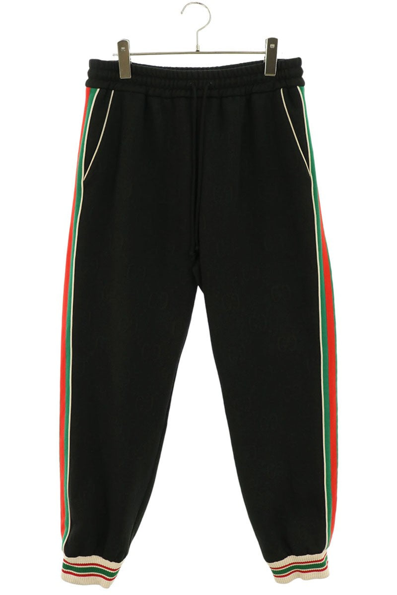 GUCCI GG Jacquard Sweatpants Black Size S