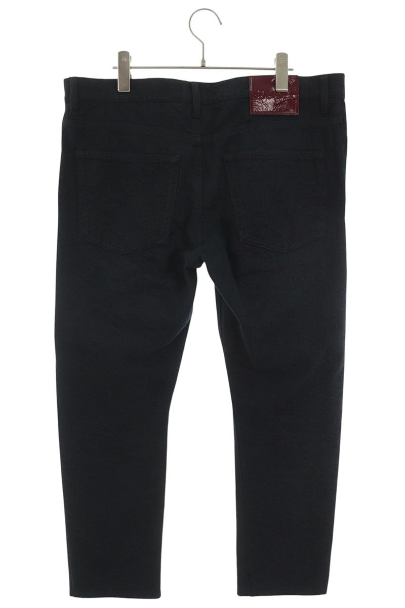 GUCCI GG Jacquard Cotton Pants Black Size 34