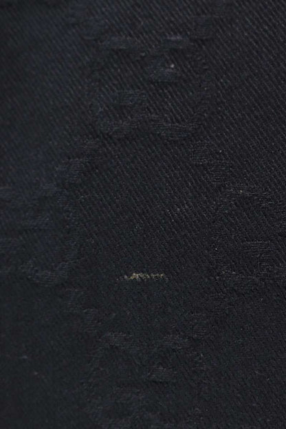 GUCCI GG Jacquard Cotton Pants Black Size 34