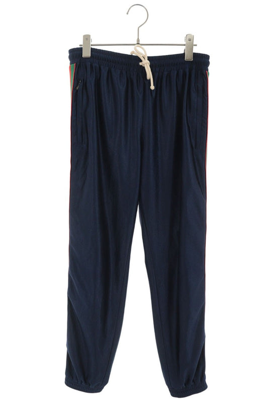 GUCCI Side Line Track Pants Blue Size S