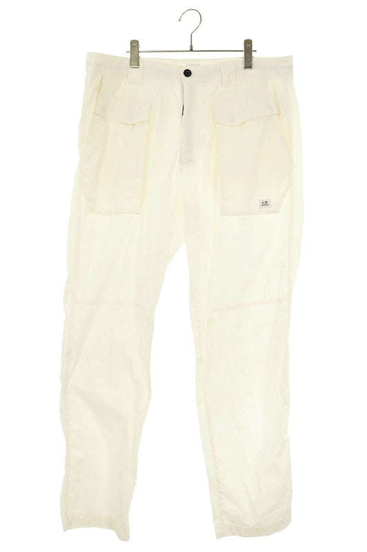 C.P.COMPANY Stretch Cotton Cargo Pants White Size 52
