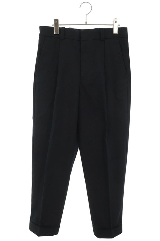 ACNE STUDIOS Relaxed Cotton Blend Slacks Black Size 44