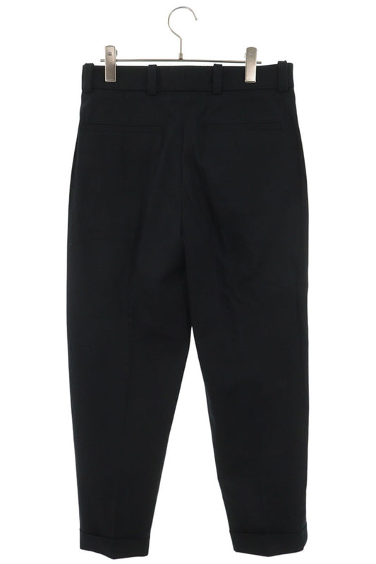 ACNE STUDIOS Relaxed Cotton Blend Slacks Black Size 44