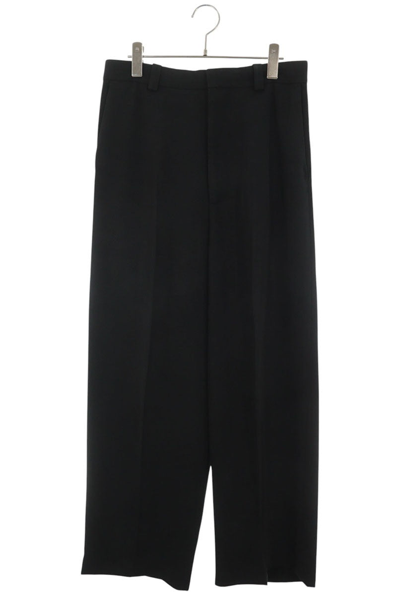 BALENCIAGA Wide Slacks Black Size XS