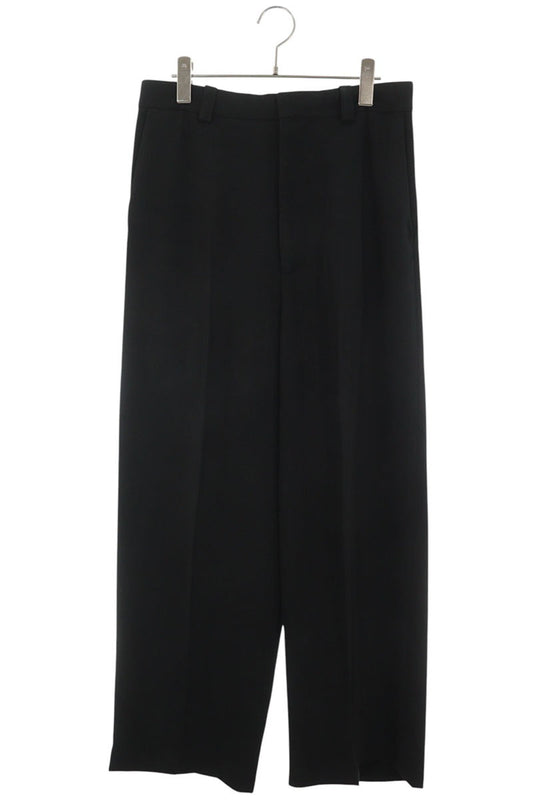 BALENCIAGA Wide Slacks Black Size XS