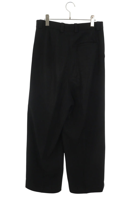 BALENCIAGA Wide Slacks Black Size XS