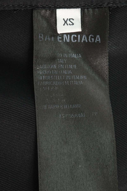 BALENCIAGA Wide Slacks Black Size XS