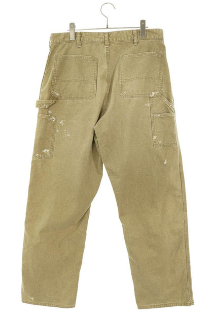 SWJP Distressed Painted Carpenter Pants Beige Size L