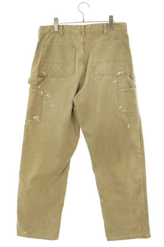 SWJP Distressed Painted Carpenter Pants Beige Size L