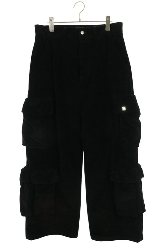 AMIRI MA Logo Corduroy Cargo Pants Black Size 48