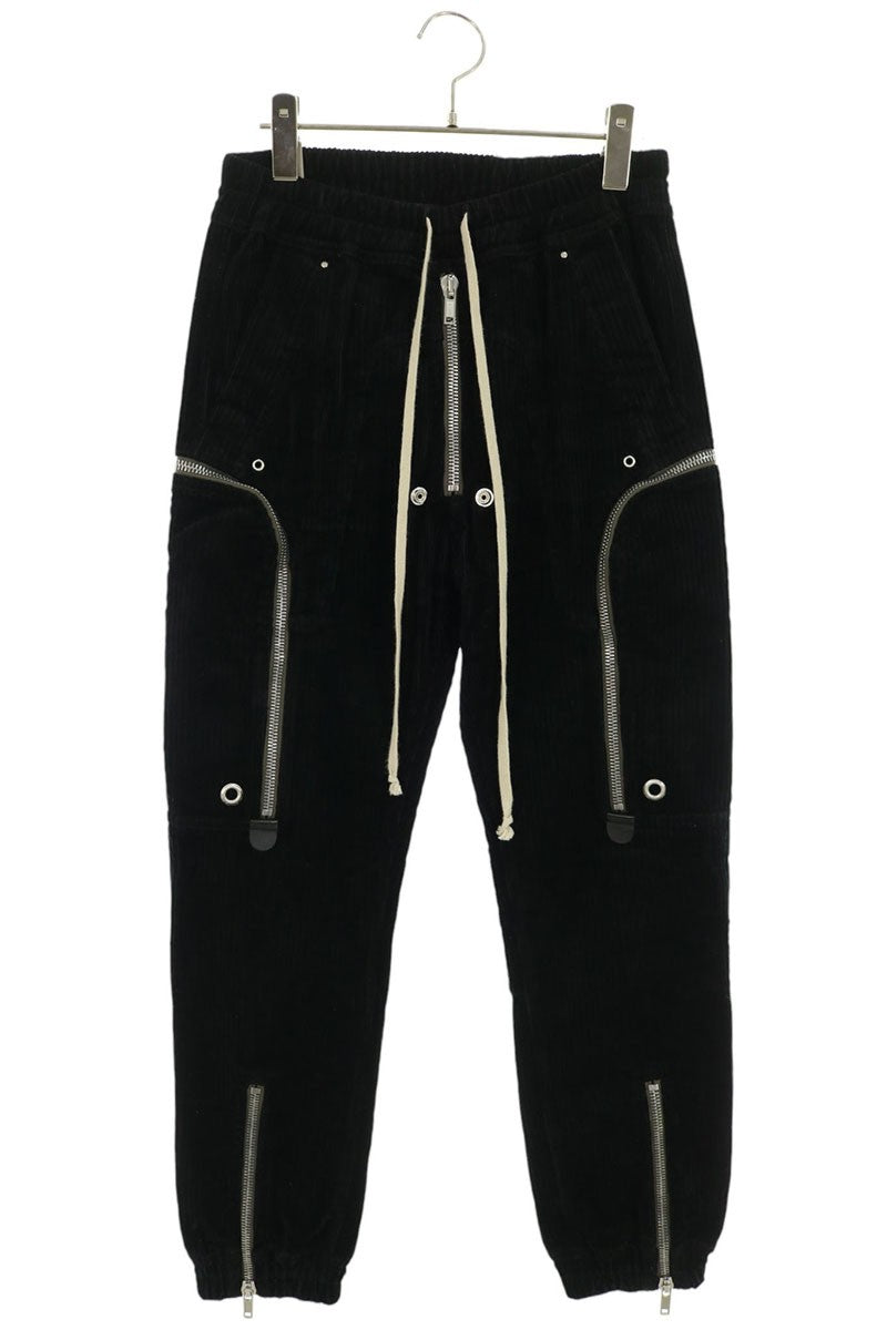 Rick Owens 22AW Bauhaus Corduroy Cargo Pants Black Size 46