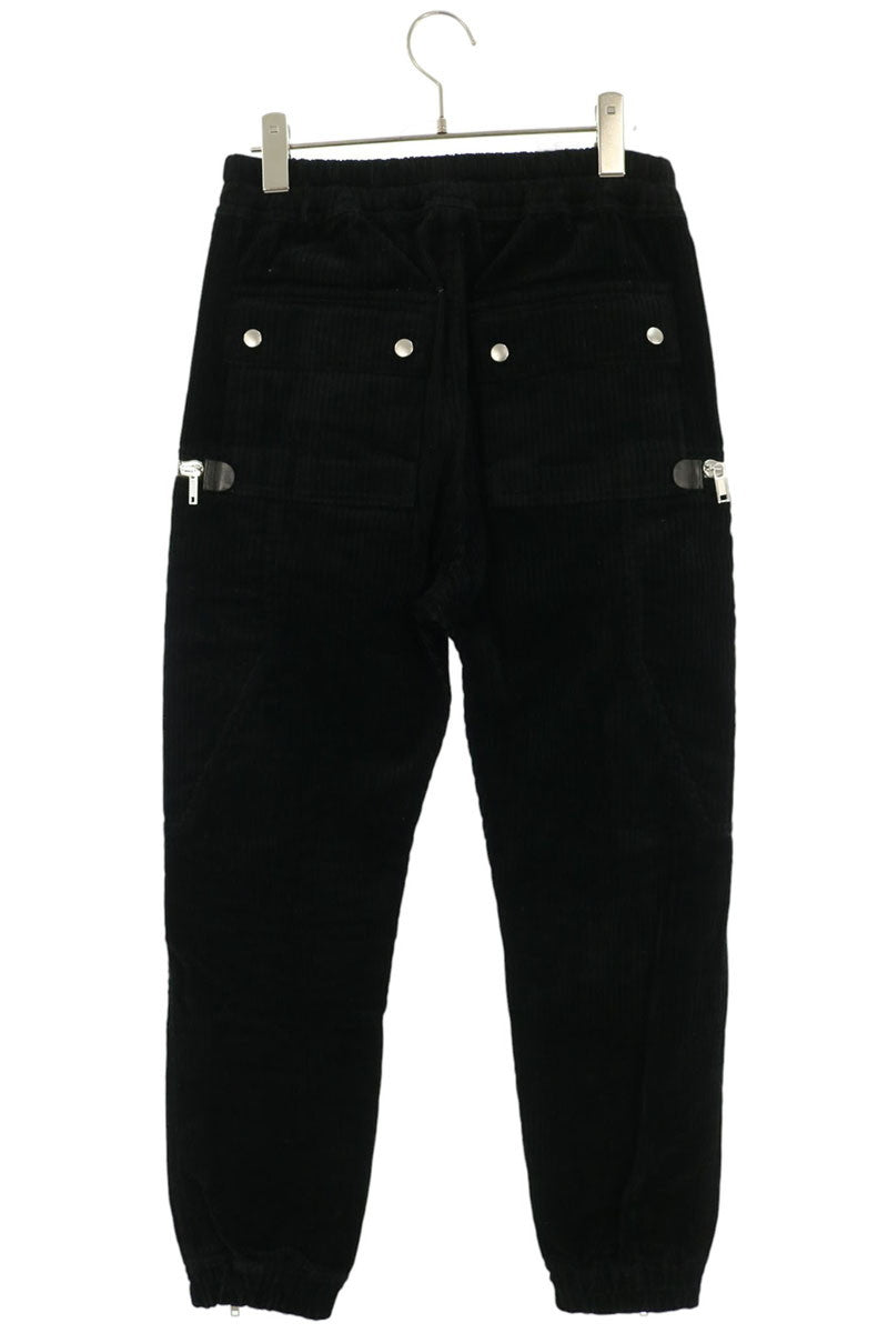 Rick Owens 22AW Bauhaus Corduroy Cargo Pants Black Size 46