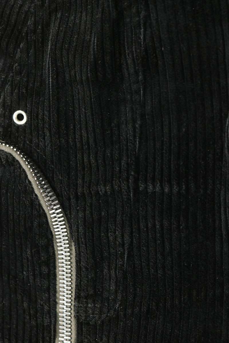 Rick Owens 22AW Bauhaus Corduroy Cargo Pants Black Size 46