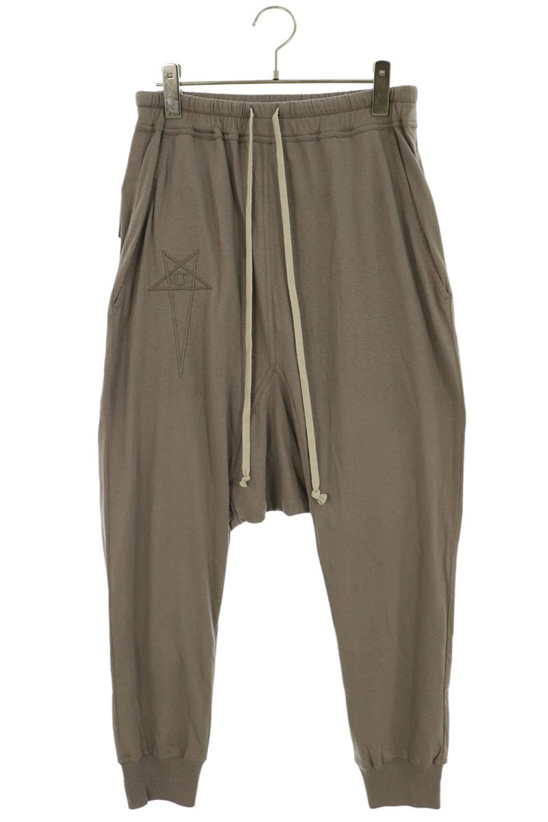 Rick Owens x Champion Prisoner Drawstring Pants Gray Size XS