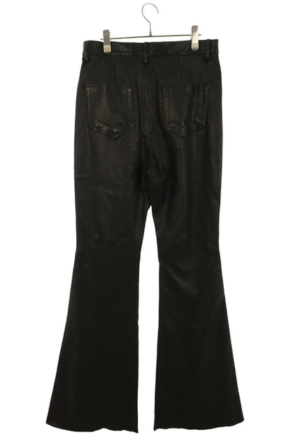 Rick Owens 25SS Bolan Bootcut Leather Boots Black Size 30