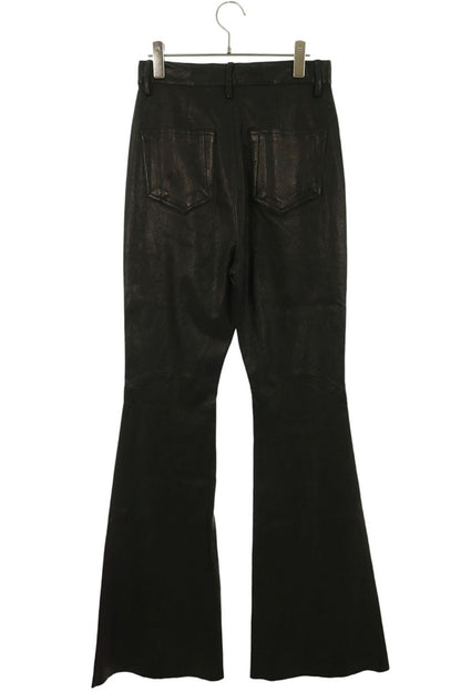 Rick Owens 25SS Bolan Bootcut Leather Boots Black Size 27