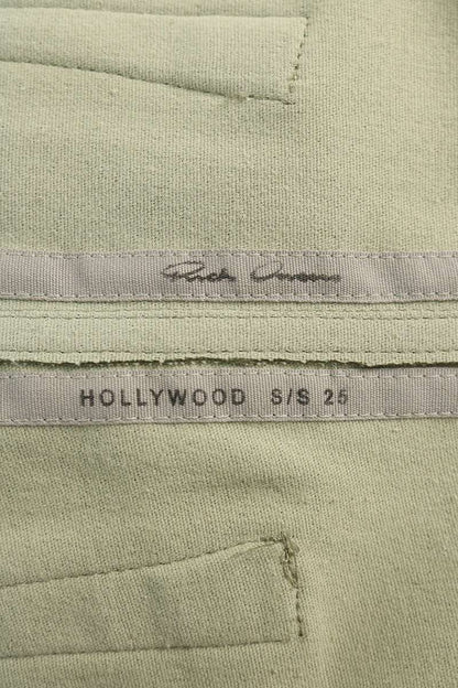 Rick Owens 25SS Bolan Bootcut Leather Boots Green Size 27