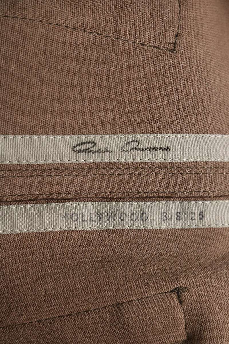 Rick Owens 25SS Bolan Bootcut Leather Boots Brown Size 27