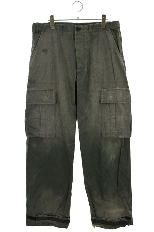 AMIRI Hem Tape Military Cargo Pants Gray Size 50