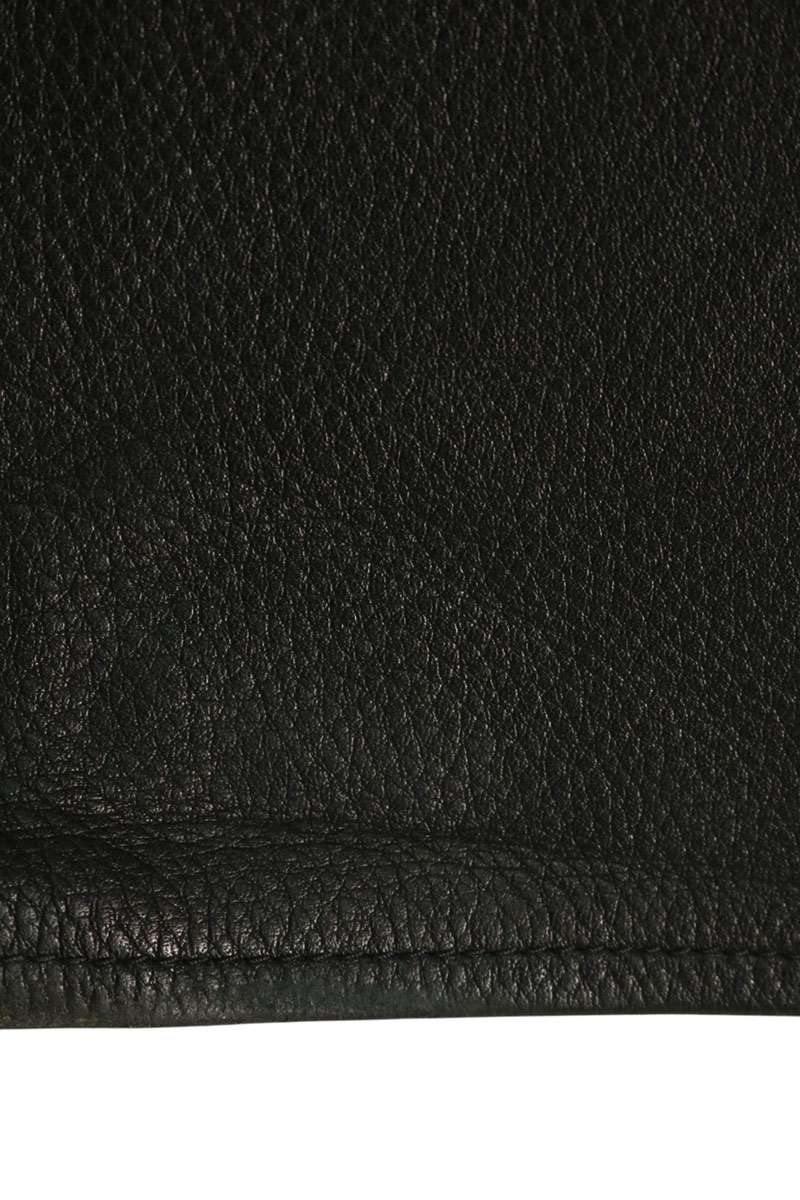 Chrome Hearts Leather Flare Pants Button Black Size 30