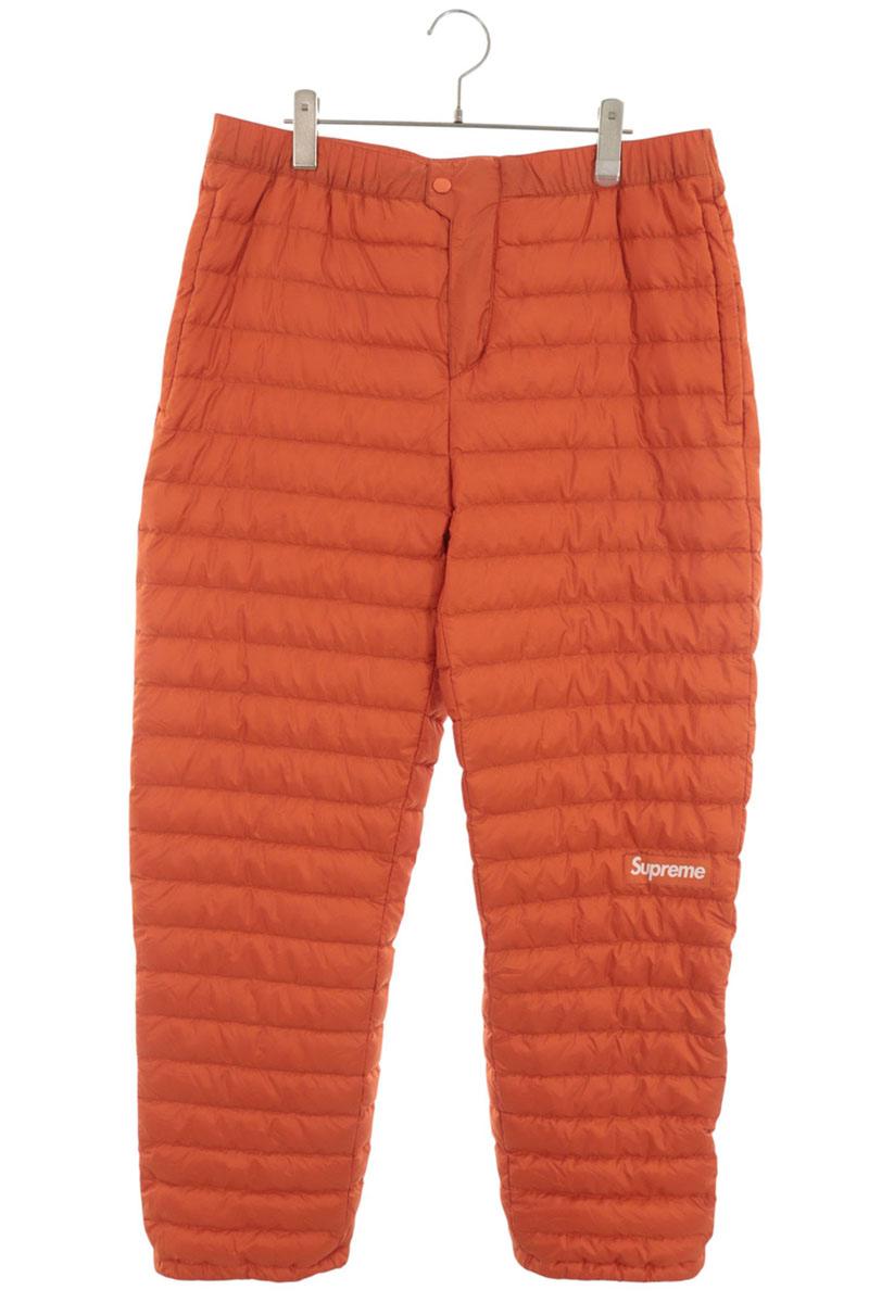 SUPREME Micro Down Pants Orange Size M