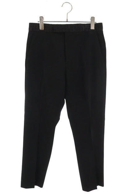 DIOR Wool Slacks Black Size 44