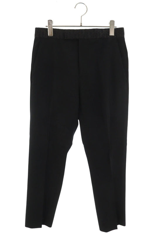 DIOR Wool Slacks Black Size 44