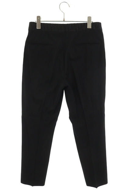 DIOR Wool Slacks Black Size 44