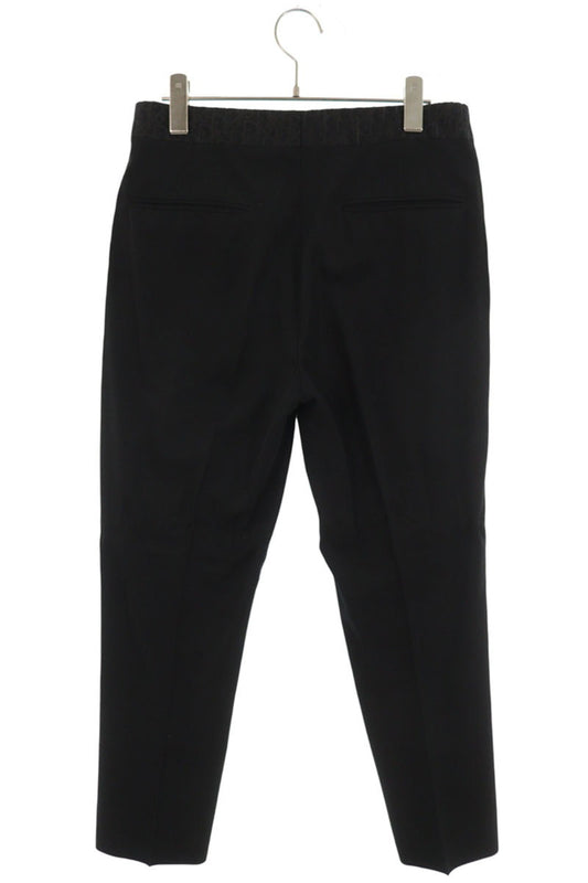 DIOR Wool Slacks Black Size 44