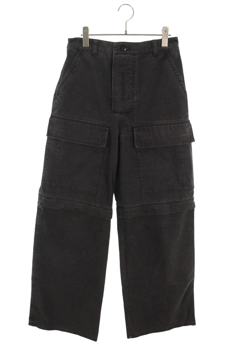 ACNE STUDIOS Cotton Cargo Pants Black Size 44