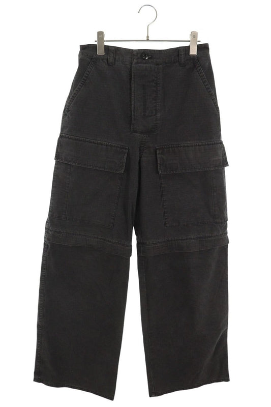 ACNE STUDIOS Cotton Cargo Pants Black Size 44