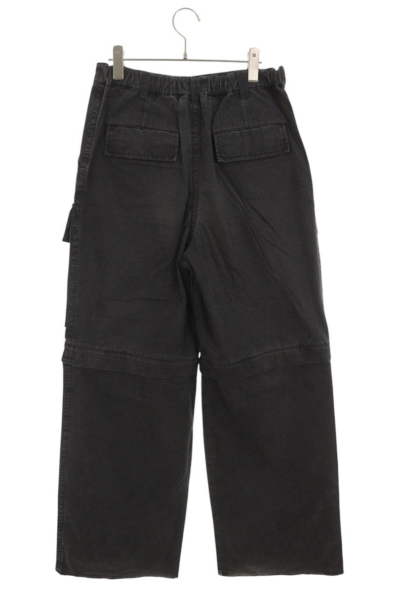 ACNE STUDIOS Cotton Cargo Pants Black Size 44