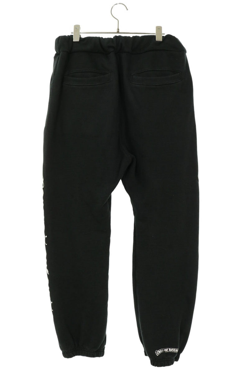 Chrome Hearts Side Logo Print Sweatpants Black Size M